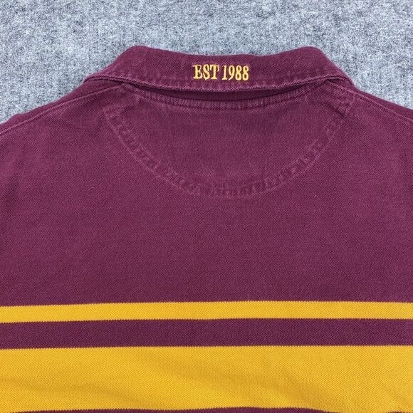 Brisbane Broncos Rugby Shirt Men Medium Shirt Collared Red Y2K 2008 Canterbury - Picture 11 of 16